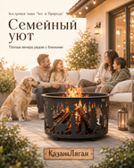 Костровая чаша «Лес и природа» 3 мм