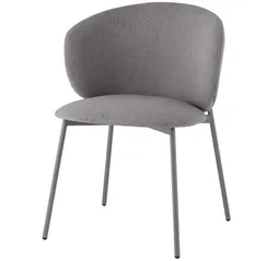 Стул Blaze, серый велюр, серые ножки