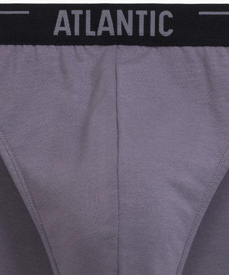 Трусы (5шт) мужские слипы спорт Atlantic, 5SMP-004, хлопок,коричневый + графитовый + черный + фиолетово-серый + каберне