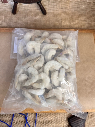 Креветки тигровые очищенные