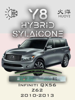 Щетки стеклоочистителя HUOYE Y8 600/475 мм на Infiniti QX56 | Hook/J-Hook