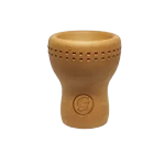 GrynBowls Turecka klasyczna gliniana miska do fajki wodnej (czerwona)