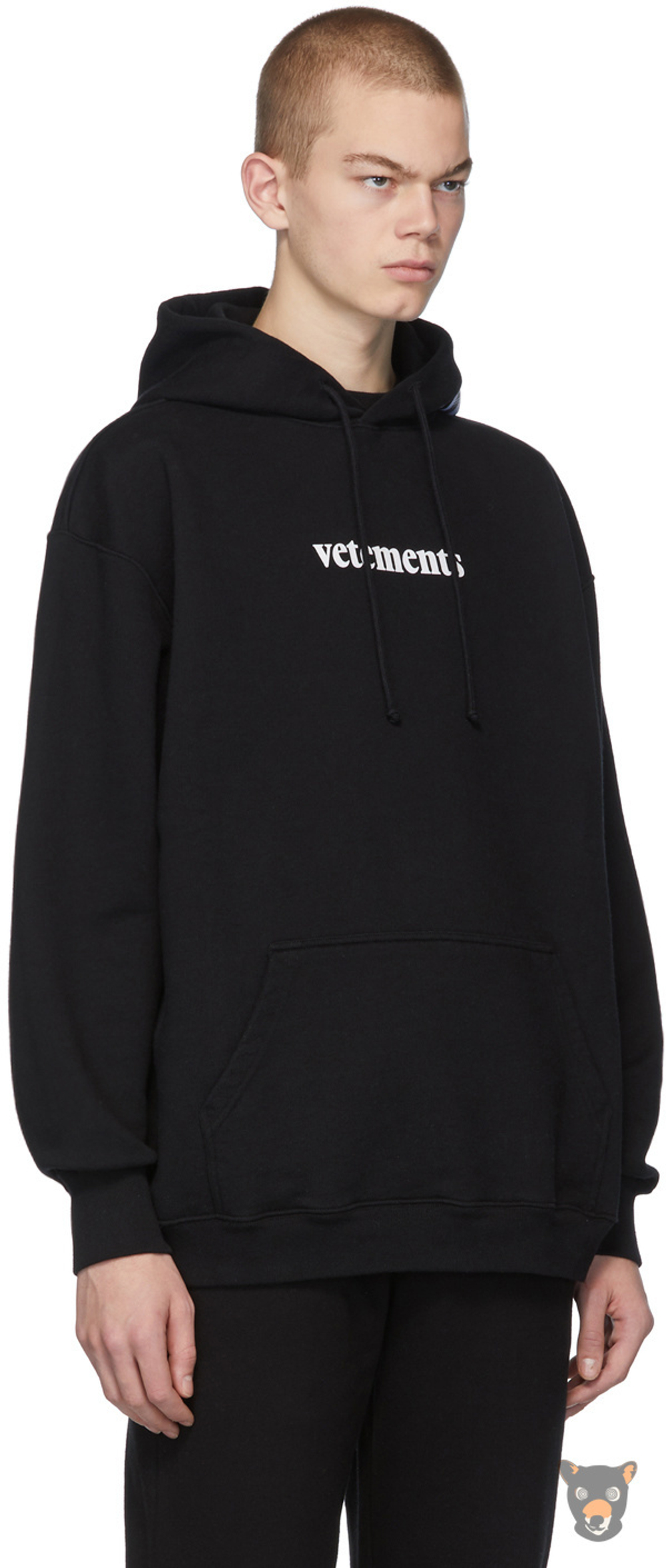 Худи Vetements черное