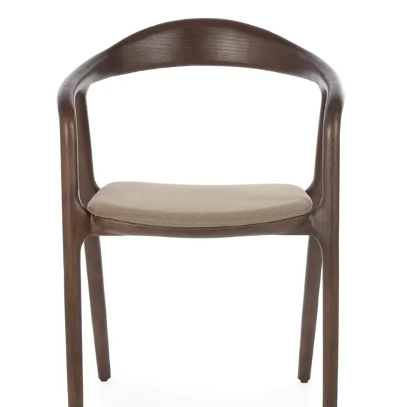 Стул с подлокотниками Esse Soft, коричневый