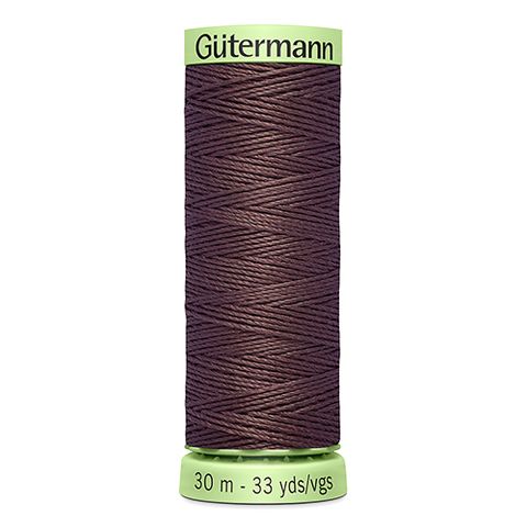 Нить Top Stitch 30/30 м для декоративной отстрочки, Gutermann, 883 т.горький шоколад