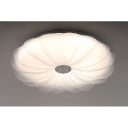 Светильник потолочный светодиодный ЭРА Классик без ДУ SPB-6 Muze 84W-3K-6,5K WH+CH 3000-6500К белый/шампань