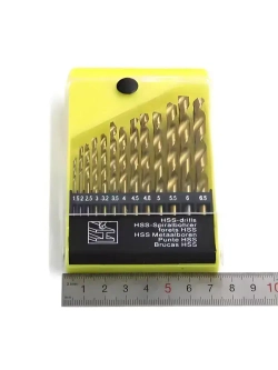 Сверла по металу 1,5 - 6,5 мм. Набор сверл HSS 13 шт.
