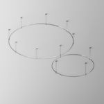 Шинопровод накладной/подвесной Technical TRX154-2SR-D1800-PT