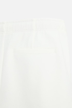 ZARA ШОРТЫ КОМФОРТНОЙ ПОСАДКИ ИЗ РЕЛЬЕФНОЙ ТКАНИ, ЖЕЛТОВАТО-БЕЛЫЙ