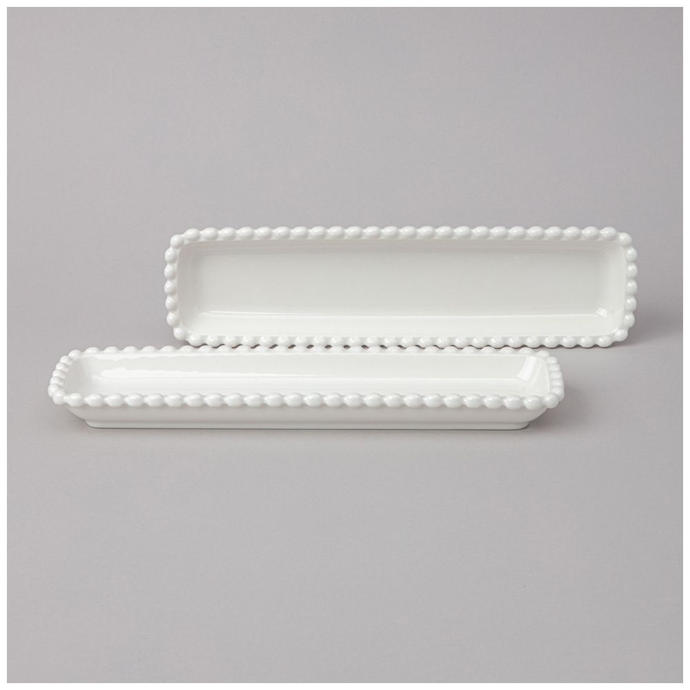 НАБОР БЛЮД LEFARD "PEARL" ПРЯМОУГ. 2 ШТ. 29*7,5*3 СМ (КОР=18НАБ.)