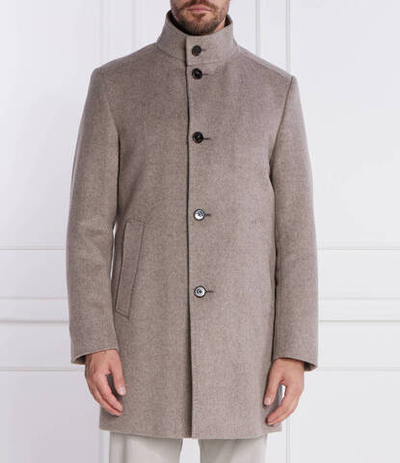 Хлопковое пальто Joop! - бежевый(30039638)