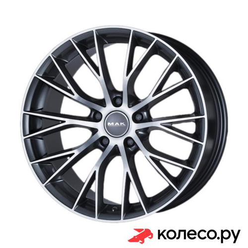 Munchen 8.5x19/5*112 D76 ET35 Gunmetal Mirror Face