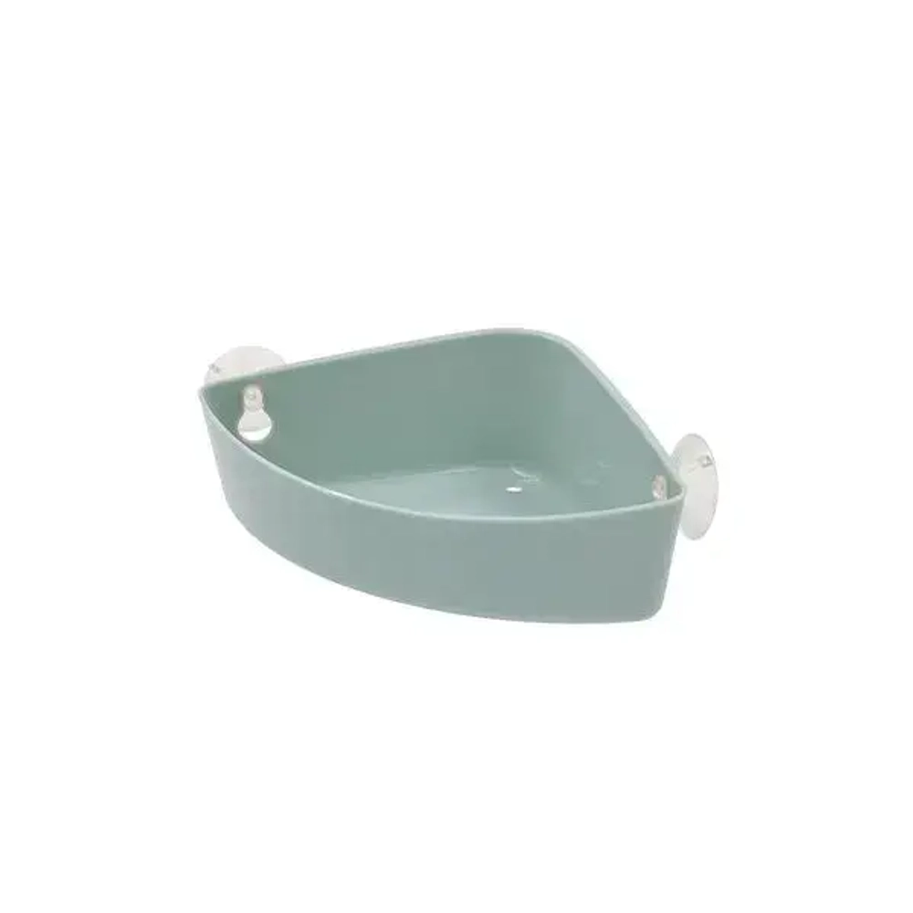 Полка навесная Krita угловая (серая мистерия)