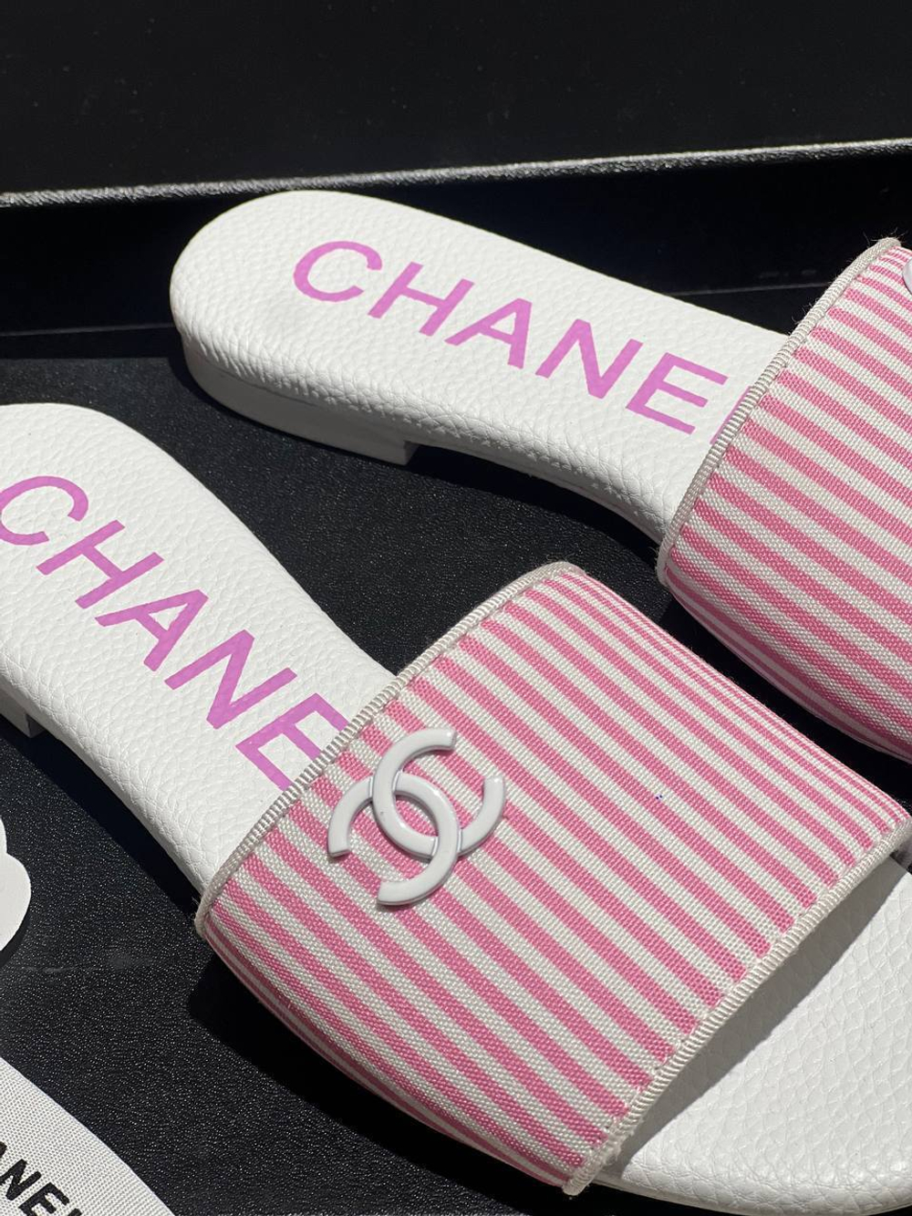 Шлепанцы CHANEL