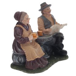 GAEM Фигурка декоративная "Бабушка с дедушкой", L20 W11 H17 см, 2в.