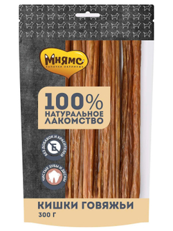 Лакомство Мнямс На каждый день для собак Кишки говяжьи 300 г