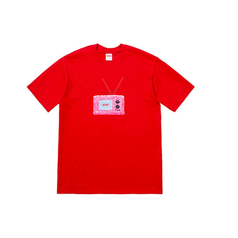 Supreme SS18 TV Tee Red T