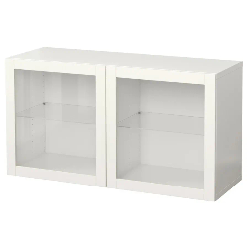 Навесной шкаф - IKEA BESTÅ/BESTA, 120x42x64 см, белый, БЕСТО ИКЕА