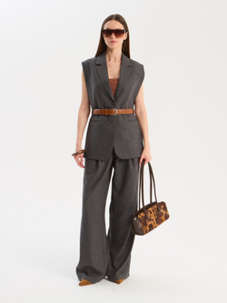 Брюки из смесовой шерсти