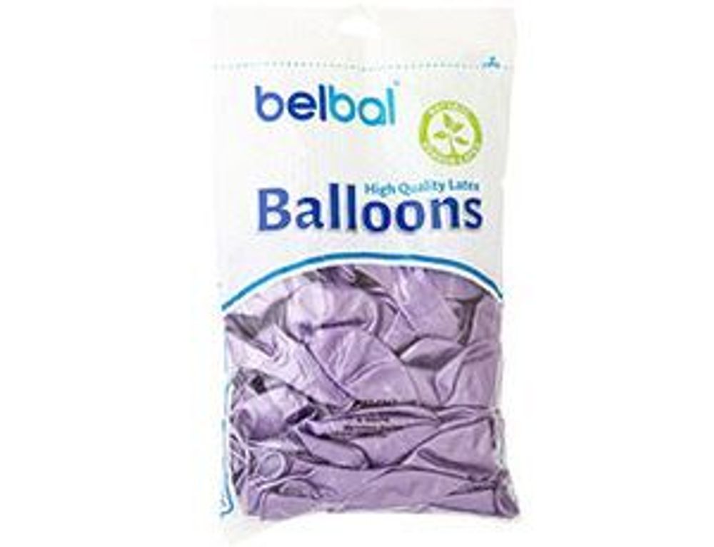 Шар (14"/36 см) Металлик Экстра Lavender 076 50 шт.