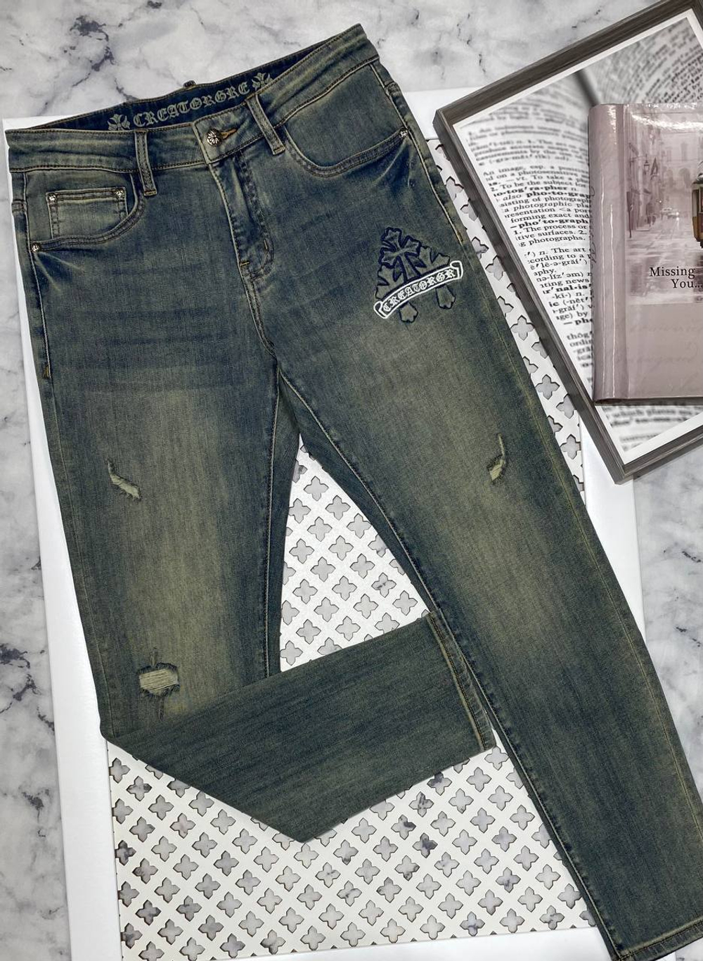 Джинсы Chrome Hearts