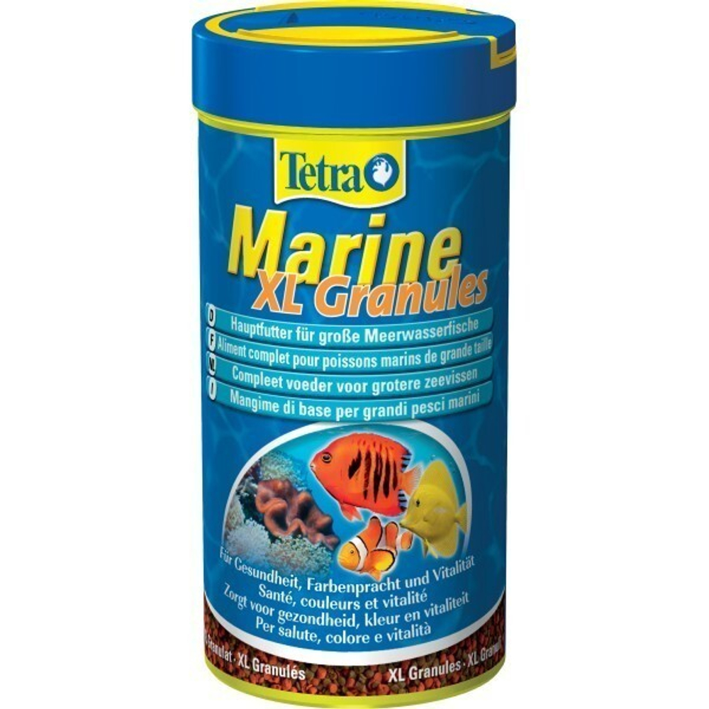 Корм для морских рыб TetraMarine XL Granules, крупные гранулы, 250 мл