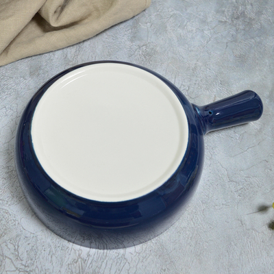 Кокотница с ручкой "Arabesque" 20,3*15,3*5,5см (синий)