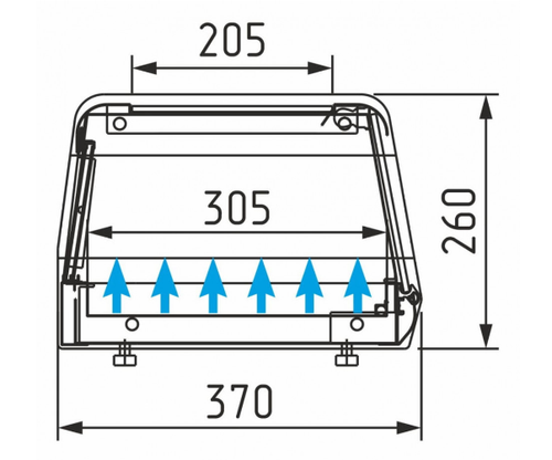 Холодильная витрина Carboma AZHA AC38 SM 1,0-1