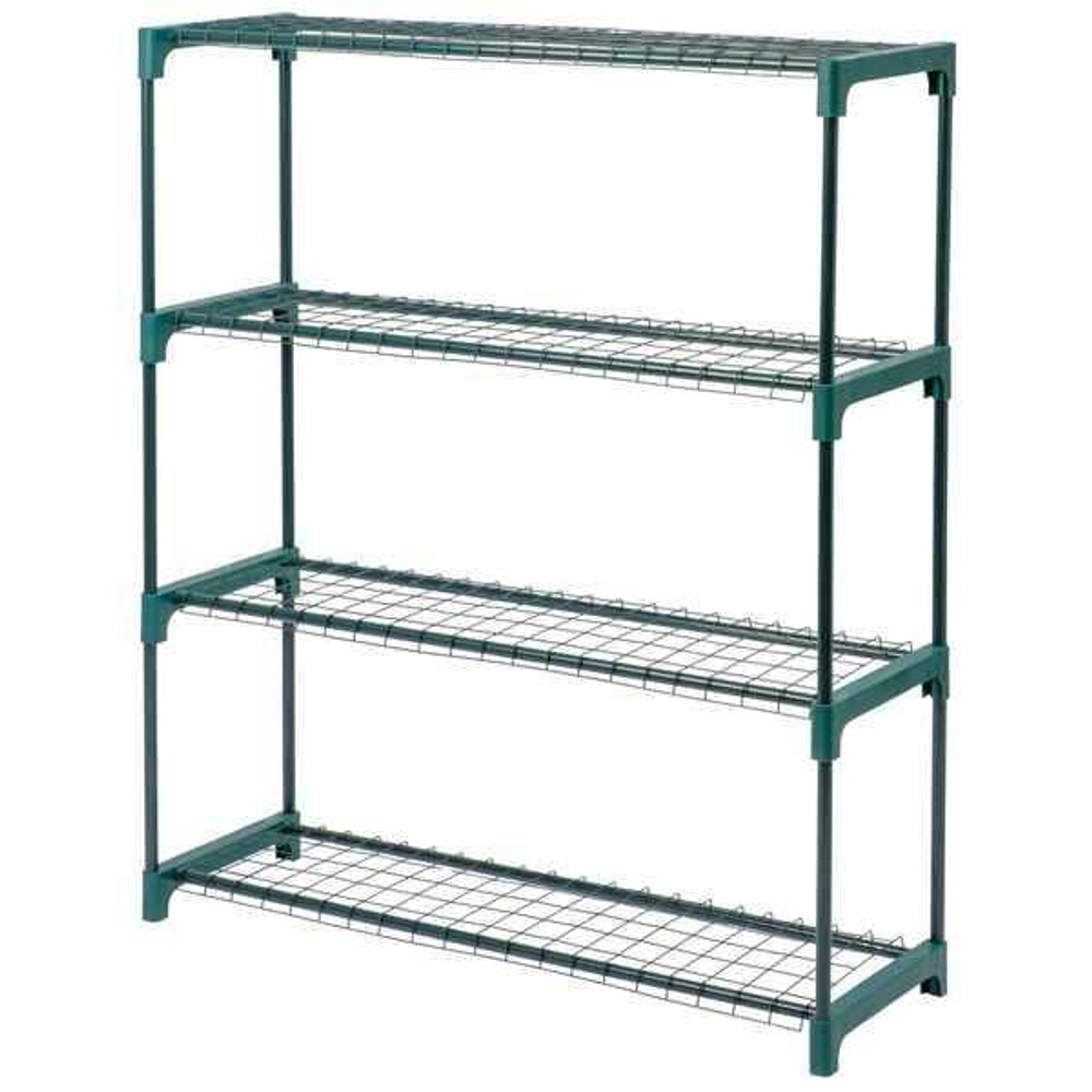 Стеллаж для рассады МегаСад 4 полки 90х28см h 105 см