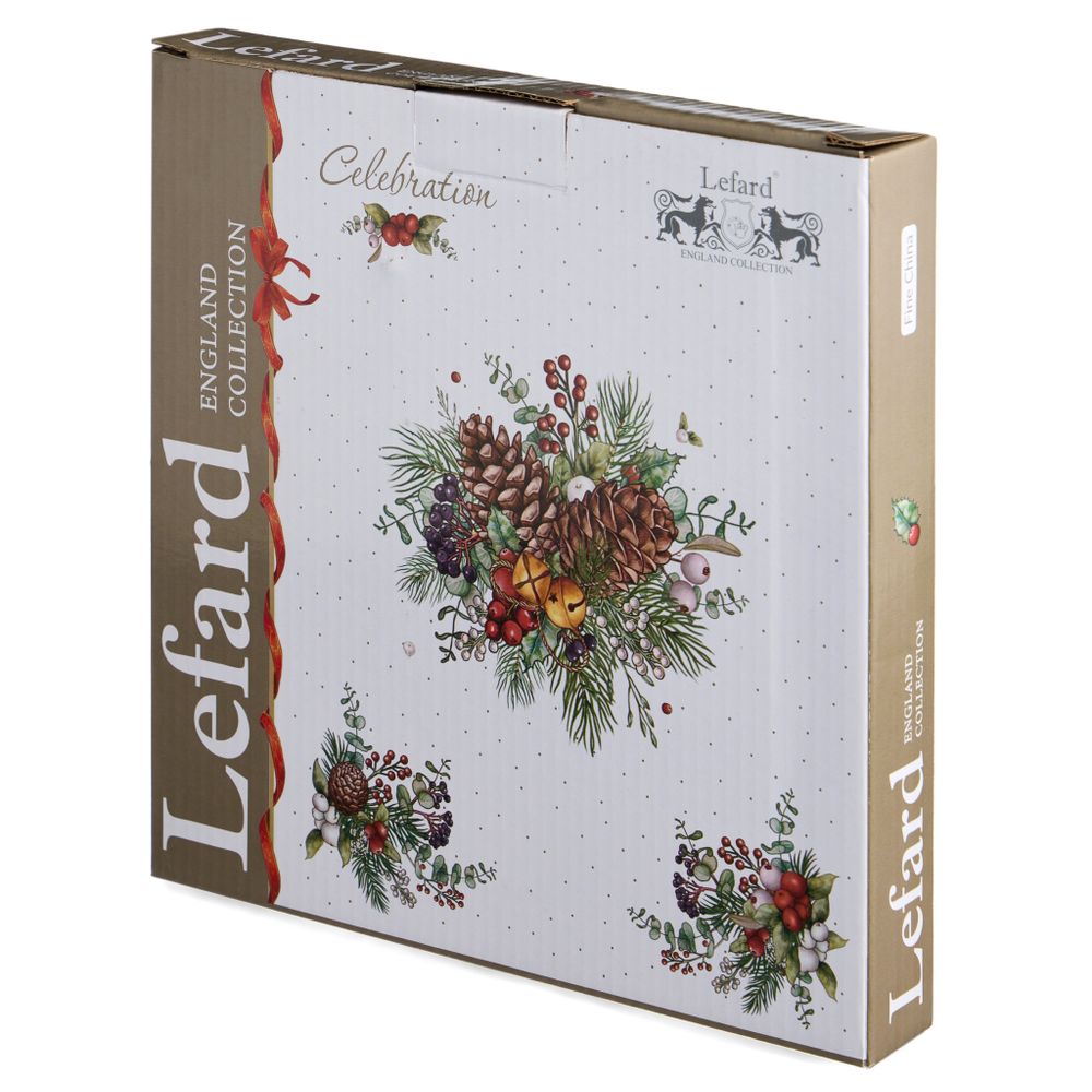 БЛЮДО ДВУХЪЯРУСНОЕ LEFARD "CELEBRATION" 19*23 СМ (КОР=24ШТ)