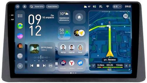 Магнитола для Opel Mokka 2012-2016 (рамка тип 1) - Teyes CC4-PRO монитор 9.5" 2K QLED на Android 13, Быстрейшая, Snapdragon 778G, ИИ, CarPlay, DSP, 4G SIM-слот