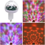 Диско-шар mini «Каледоскоп», LED (красный, зеленый, синий), переходник USB для iPhone