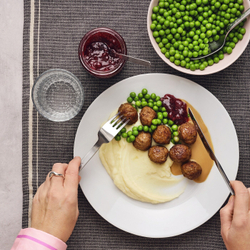 IKEA 365+ Тарелка, белая, 27 см