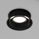 DK2403-BK Встраиваемый светильник влагозащ., IP 44, 10 Вт, GU10, черный, алюминий