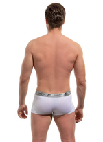 Мужские трусы-боксеры с эмблемой (Размер: XXL) (Цвет: черный)