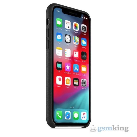 Leather Case iPhone X/XS Black (Чёрный)