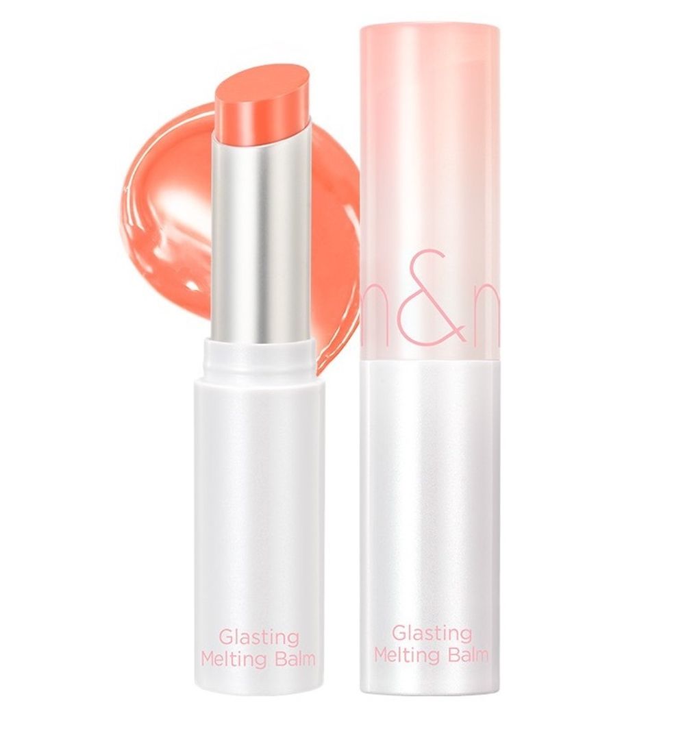 Тающий оттеночный бальзам для губ rom&nd Glasting Melting Balm - 08 Coralia