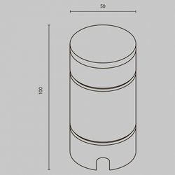 Встраиваемый в дорогу светильник Maytoni Brill O474FL-L2GF3K