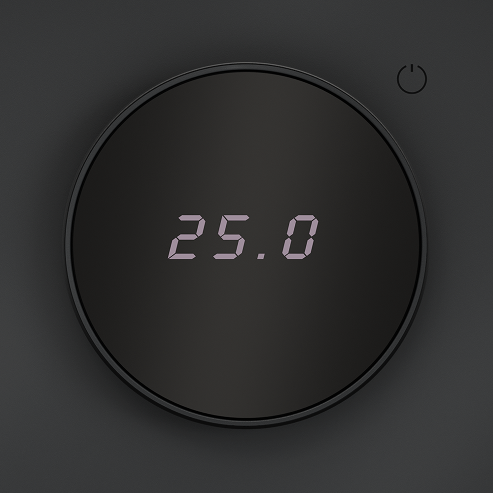 Терморегулятор электронный VOLTUM S70 с индикацией и датчиком, для теплого пола, (графит)