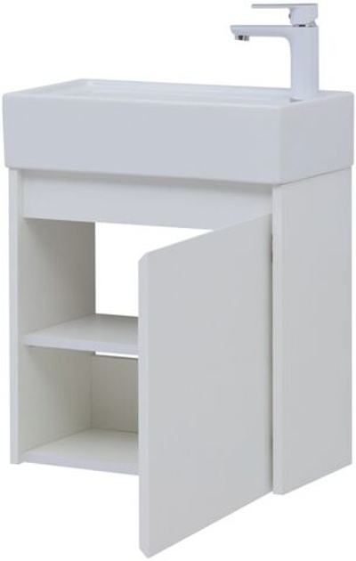 Мебель для ванной Aquanet Nova Lite 50 белый глянец (с дверецей)