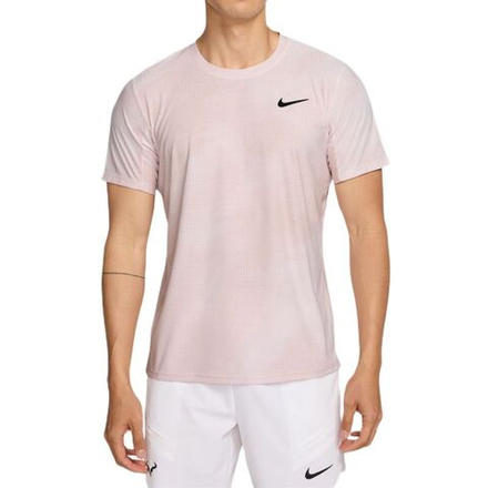 Теннисная футболка Nike Court Paris Slam Advantage Dri-Fit Tennis - pearl pink/silt red/black
