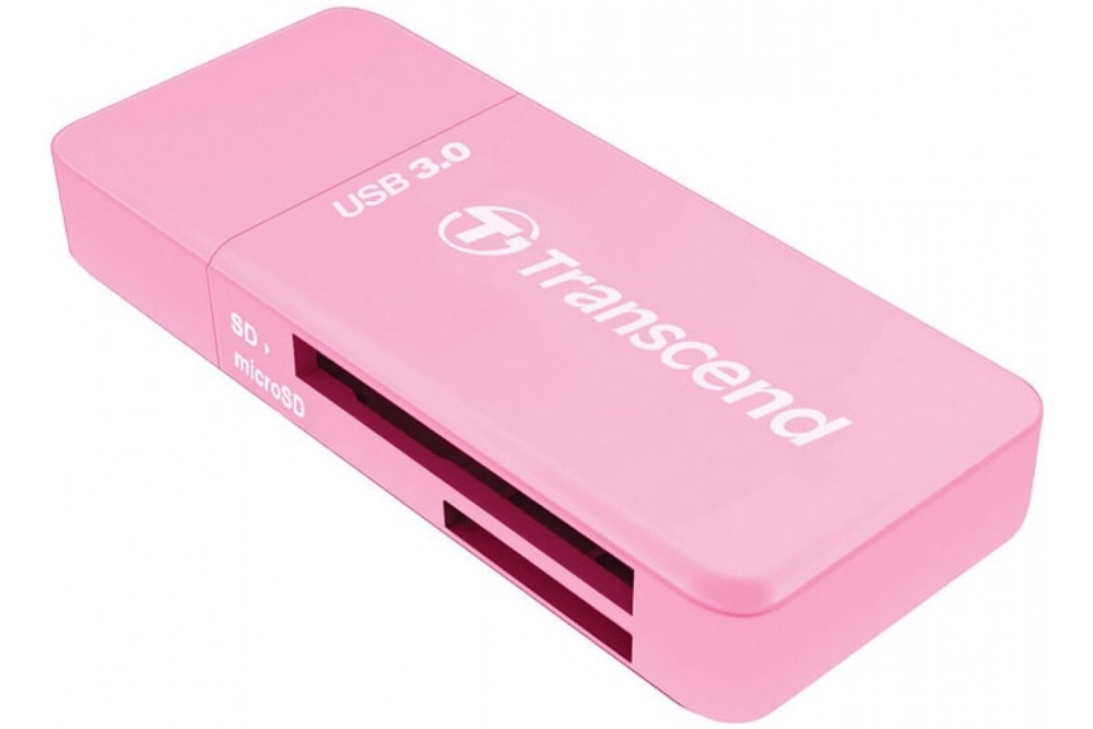 Картридер Transcend TS-RDF5R USB 3.0, розовый