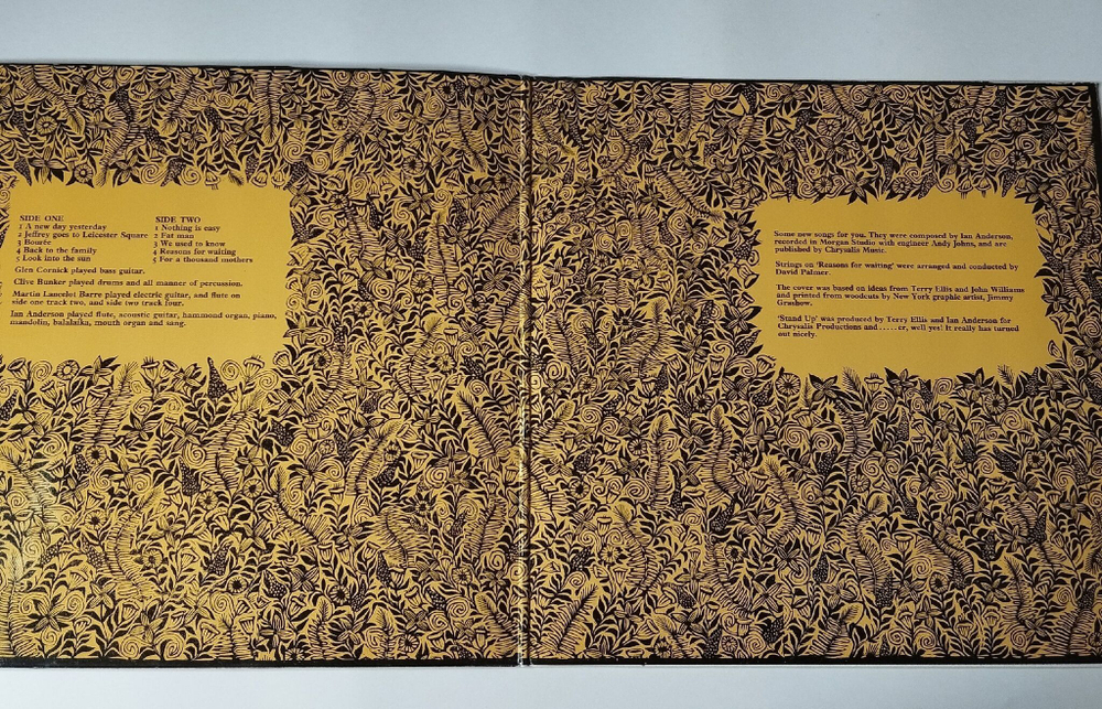 Винтажная виниловая пластинка LP Jethro Tull Stand Up (Germany 1980)