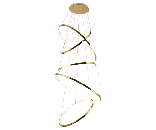 09475-5A,33 Люстра димм.Амия золото Led 150W