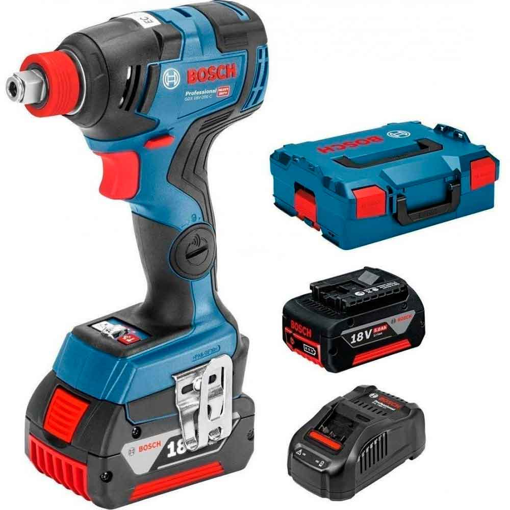 Аккумуляторный гайковерт Bosch GDX 18V-200 C ударный