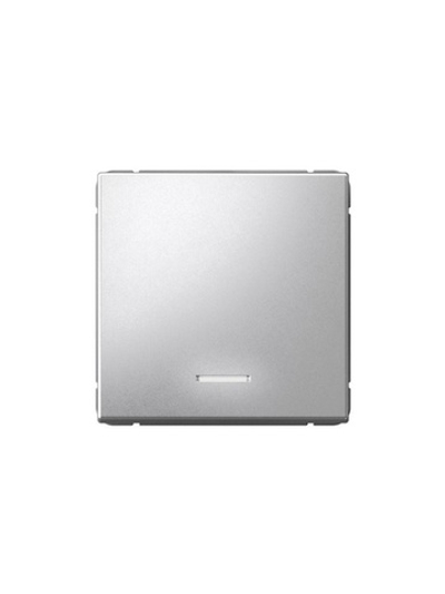 Выключатель 1-кл. ArtGallery (сх. 1а) 10AX с подсветкой механизм алюм. SE GAL000313