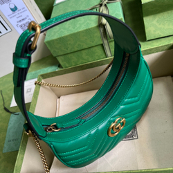 Gucci Marmont Half Moon Shaped Bag