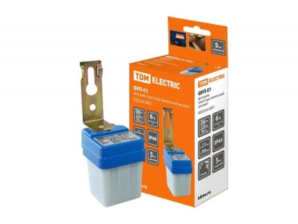 Фотореле ФРЛ-01 10лк 6А TDM