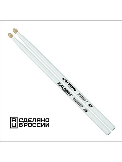 Барабанные палочки, граб, Kaledin Drumsticks 5B 7KLHBW5B