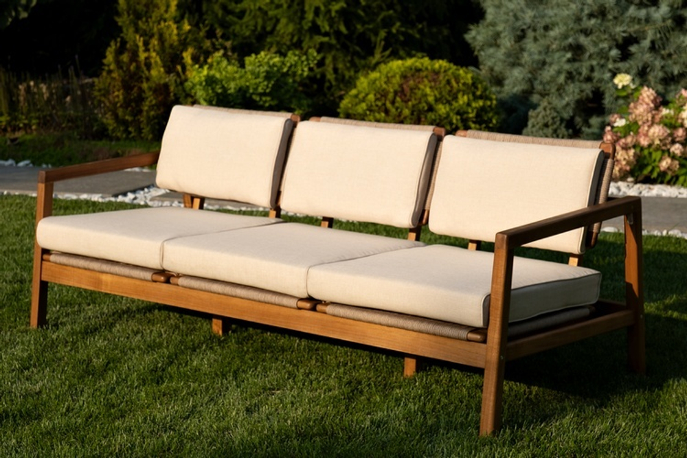 Диван из акации CALISTO 3-х местный